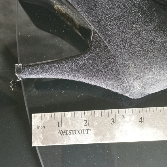 Vintage Inspired Over Knee Boots Featuring Soft Vegan Suede Size 8 - Picture 13 of 16